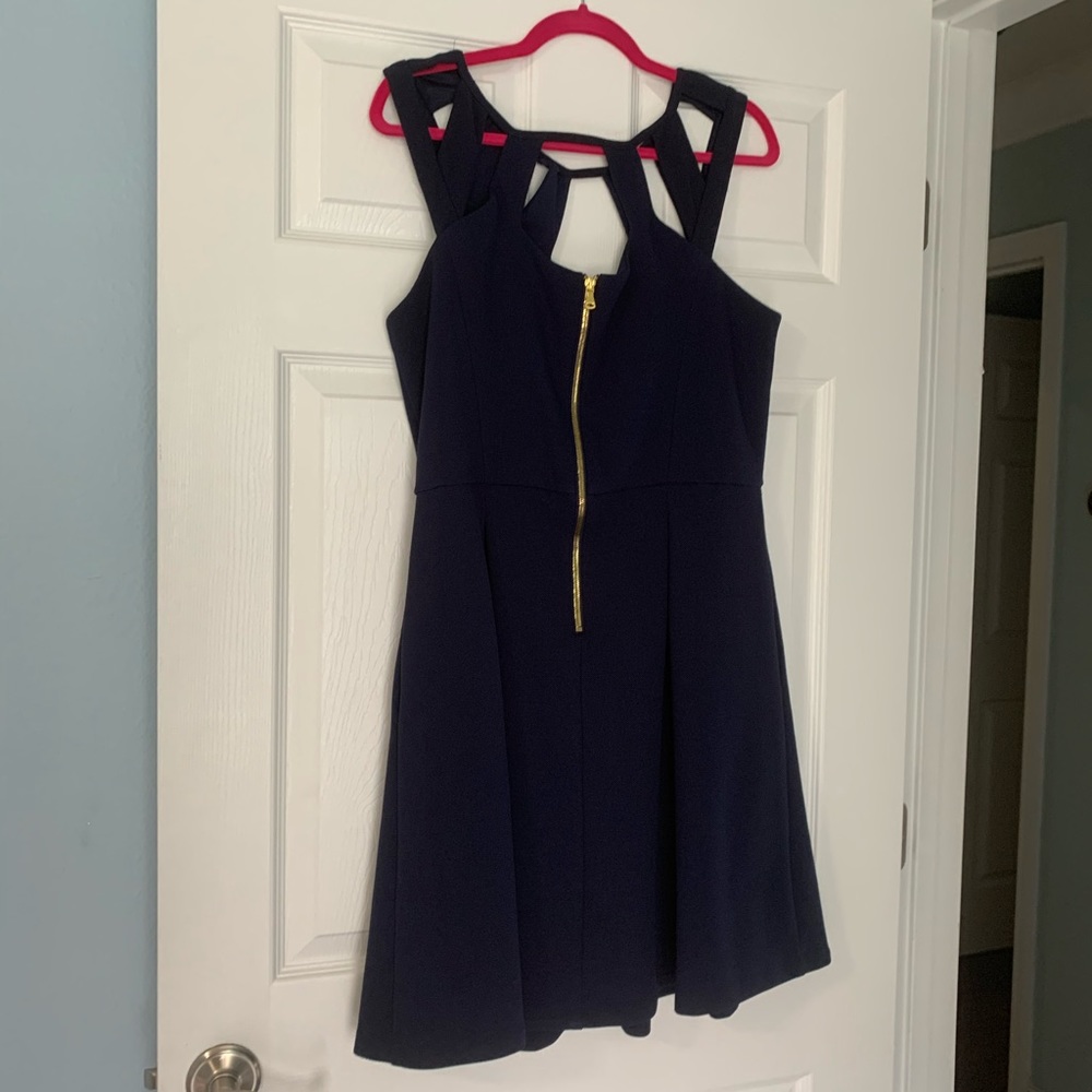 Betsy Johnson navy dress - Picture 5 of 5